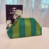 Striped Knitted Makeup Pouch